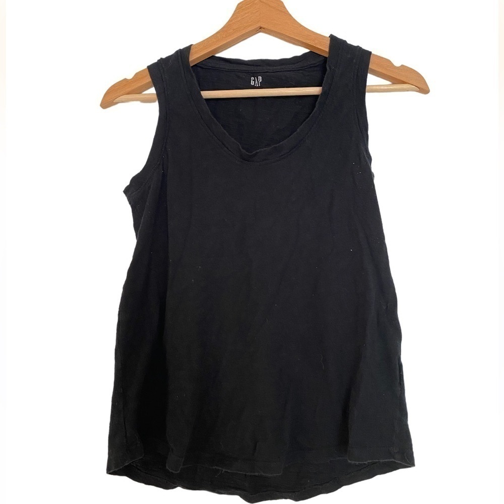 GAP EASY TEE BLACK TANK TOP XS‎